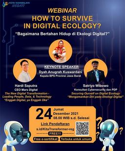 Webinar Digital Ecology : Bagaimana Bertahan Hidup di Ekologi Digital? 