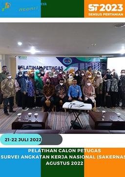  SAKERNAS Officer Training August 2022 BPS Tasikmalaya Municipality