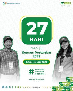 27 Hari Menuju Sensus Pertanian 2023