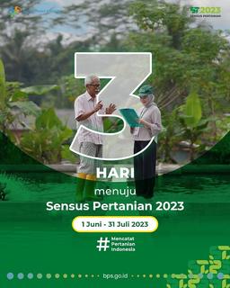 3 Hari Jelang Sensus Pertanian 2023