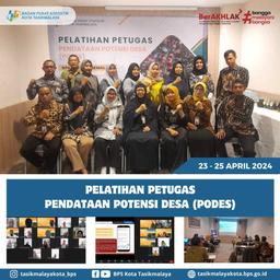 Pelatihan Petugas Podes BPS Kota Tasikmalaya 