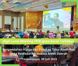 High Level Meeting TPID Jawa Barat Terfokus