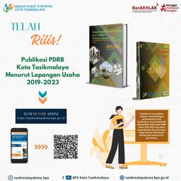 Telah Rilis Publikasi PDRB Kota Tasikmalaya Menurut Lapangan Usaha 2019-2023