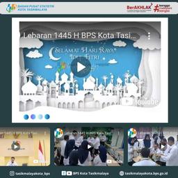 Lebaran 1445H BPS Kota Tasikmalaya