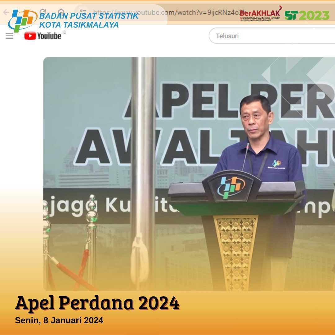 Apel Perdana Awal Tahun 2024, Menjaga Kualitas Data, Memperkuat Layanan Statistik