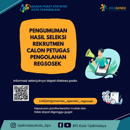 Pengumuman Hasil Seleksi Rekrutmen Calon Petugas Pengolahan Regsosek 2022